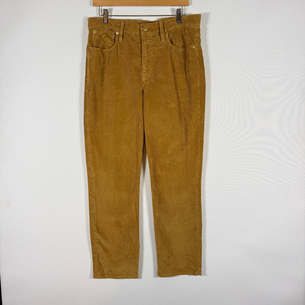 J.Crew‎ 31 Corduroy Pants Tan Womens Natural Preppy Academic Minimalist Classic